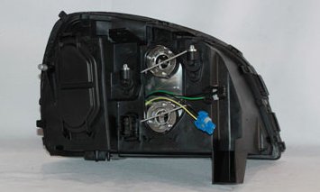 Left TYC Headlight Assembly Compatible with 2000-2002 Cadillac Deville