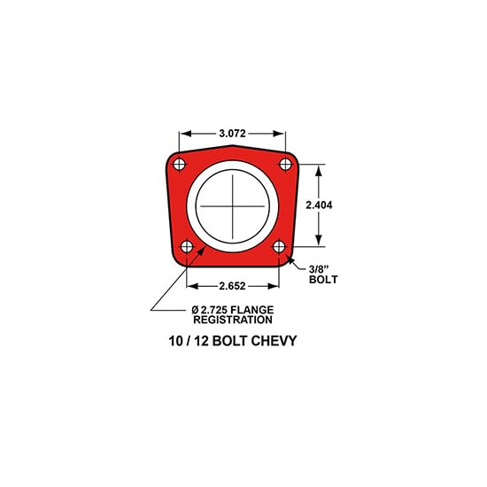 Rear FDLI P/S Kit, Red