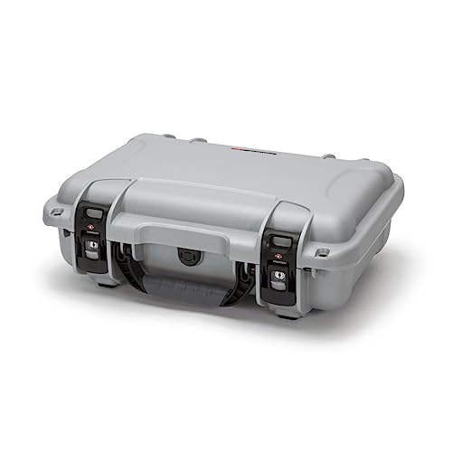 Waterproof Nanuk 923 Hard Case Empty with Incorporated TSA Approved Travel Lock Latches - Silver (923-0005)