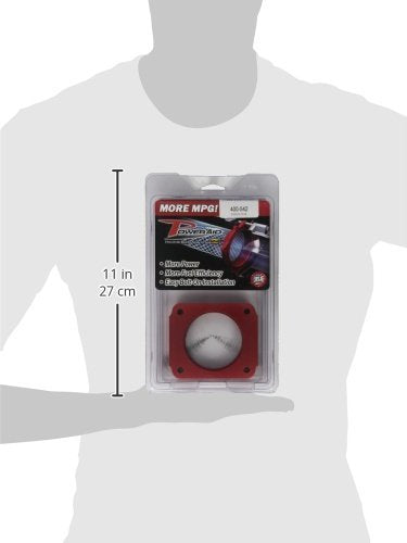 Throttle Body Spacer Airaid 400-542 PowerAid
