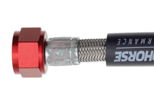 900-04-144-3 Redhorse Performance Nitrous and Fuel line (Red), 1 Pack