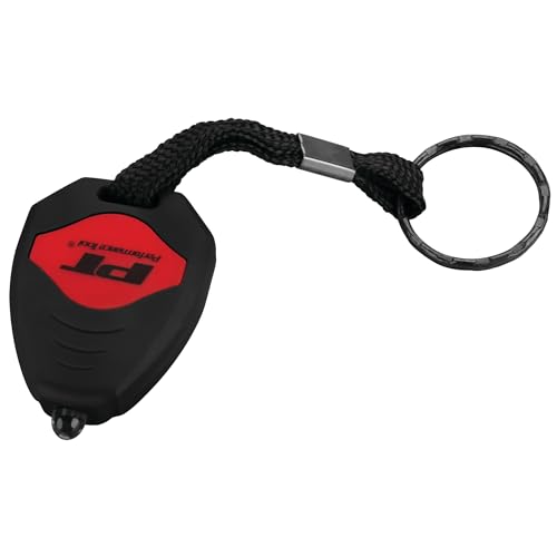 Compact Performance Tool 20220 Keychain Light with Super Bright Nichia LED and Momentary On/Off Switch - Convenient Key Ring and Batteries Included