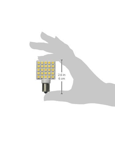 25007V Ming's Mark LED Bulb 1156/1141 Base, 2 Pack - Natural White