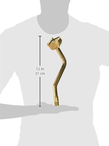 Gold Zinc Plated Milodon Low Profile Oil Pan Pickup for Big Block Mopar
