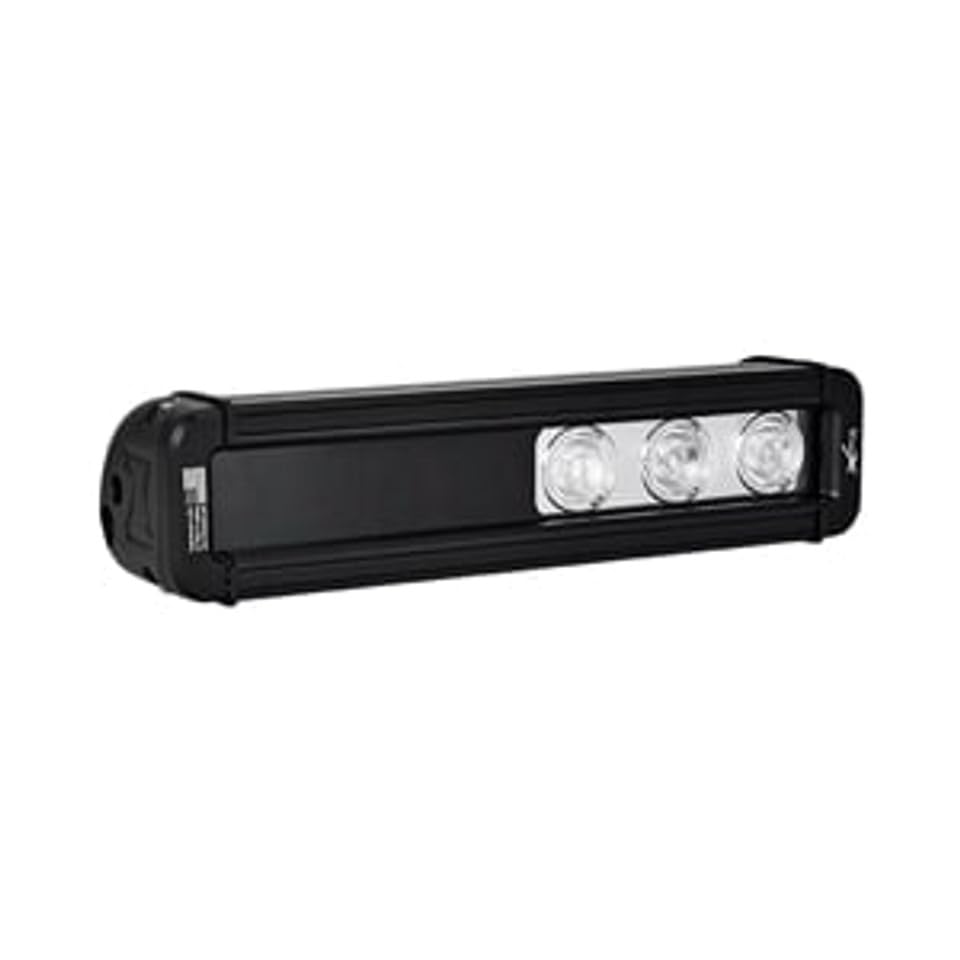 Vision X Lighting 9" 3 Blue LED Low Profile in ONE Half of The BAR and Built in 2 Hertz Flasher in The Other Half of