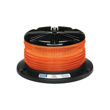 7460A Series ECCO Profile™ 3 Inch LED Beacon - Amber | 12-36VDC | Pulse8 Flash Pattern