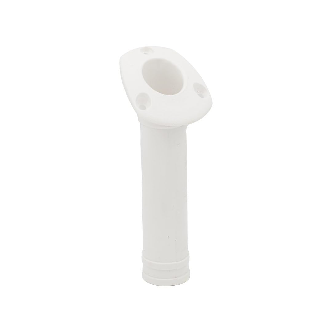 3447WP Whitecap Nylon Flush Mount Rod Holder - 30°, White