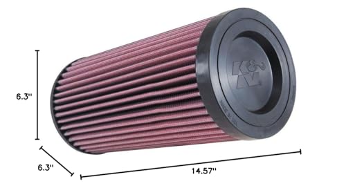 K&N High-Flow Original Engine Air Filter Lifetime: Increase Power & Accerlation, Washable, Premium: Compatible with 2015-2025 Polaris: (See Product Descriptiong for select Models) PL-8715