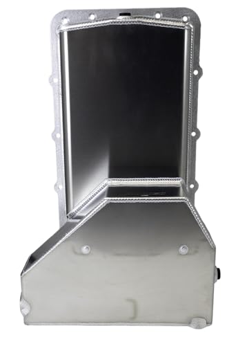 Moroso Aluminum Drag Race Oil Pan 20580, Fits 5.0 Ford Coyote Engine, Use w/External Wet Sump Oil Pump, #16AN Pick Up