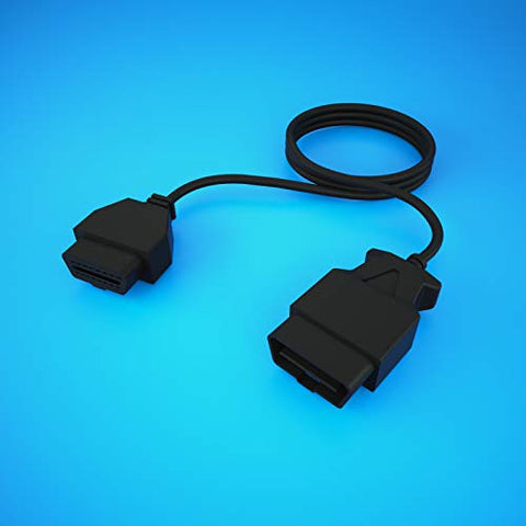 5ft HP Male-to-Male OBD2 Cable for Vehicle Diagnostics