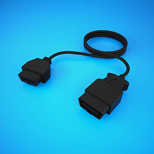 5ft HP Male-to-Male OBD2 Cable for Vehicle Diagnostics