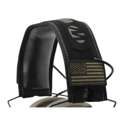 Walkers Razor Slim Shooter Electronic Ear Protection Folding Muffs, Tan Patriot