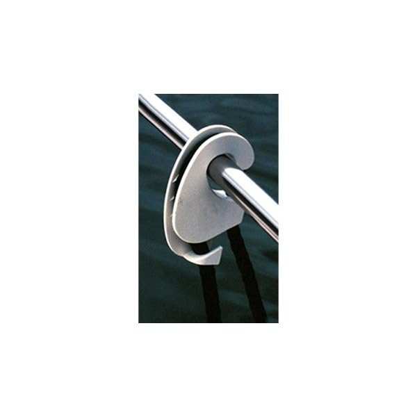 Boat Fender Hanger Taylor Made Products 1108 (Clip Rail Mount, Up to 1-Inch Rails), White