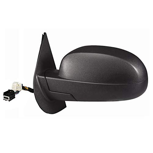 Fit System Driver Side Mirror for Silverado/Sierra 1500, 2500, 3500, Avalanche, Suburban, Tahoe, Yukon/Denali/XL, Silverado/Sierra Hybrid, Curb Assist, Arrow Signal, Heated Power, Power Fold (62150G)