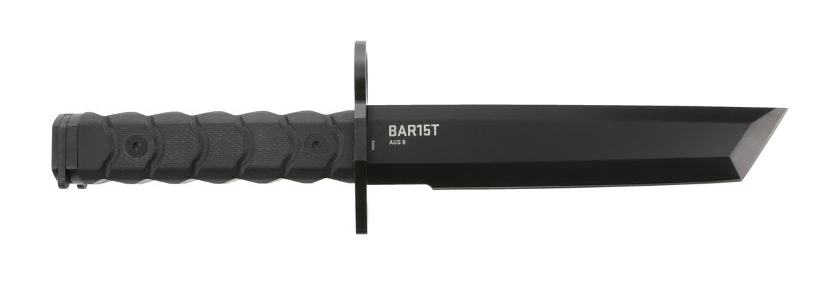 SOG Tanto Bayonet BAR15T Professional Knife for Tactical & Survival Enthusiasts | 7-inch Tanto-Shaped AUS-8 Steel Blade
