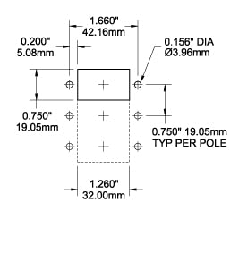 A-Series Blue Sea Systems Flat Rocker Single Pole 8A Circuit Breaker