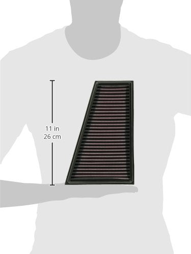 High-Flow K&N Original Lifetime Engine Air Filter: Increase Power: Premium, Washable: Compatible with 2012-2020 Infiniti/Mercedes Benz: (See Product Description for Select Models), 33-2995