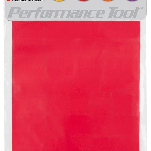 Weather Resistant Performance Tool W506C Red Self-Adhesive Tape - Easy Peel and Apply, Durable and Reliable