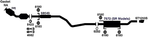 Exhaust Pipe New for Sentra