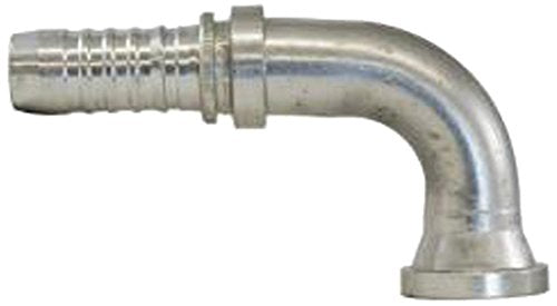 GlobalSpiral Couplings Gates 12GS-16FL90M, Code 61 O-Ring Flange, Zinc Plated Carbon Steel, 4.41", 90° Bent Tube, 3/4" ID (Pack of 30)