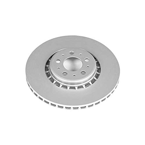 Power Stop Front EBR894EVC Evolution Geomet Coated Brake Rotor For Volvo XC90 2003-2014 [Model Specific]