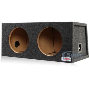 10DM Atrend 10" Dual Hatchback Style Medium Sealed Subwoofer Enclosure