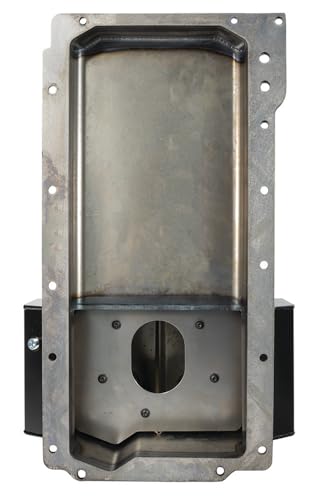 Moroso Front Sump Swap Oil Pan 20146 in Steel, Fits GM LS Engines, Use with Remote Oil Filter