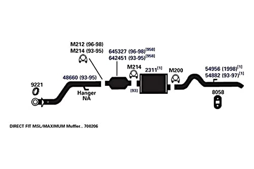 700206 AP Exhaust Products Muffler Exhaust