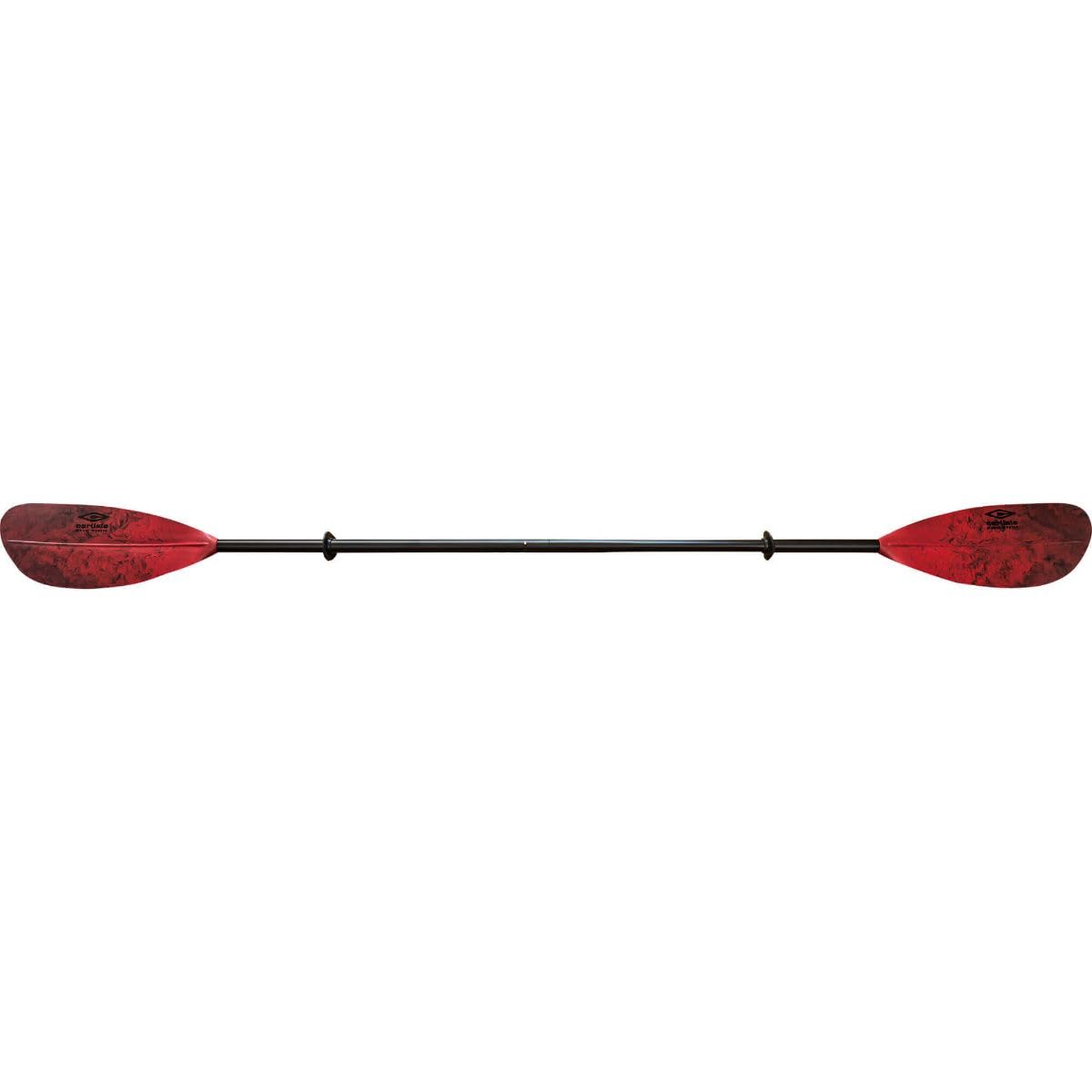 Magic Carlisle Mystic Kayak Paddle with Polypropylene Blades and Aluminum Shaft, 230cm - Black Cherry