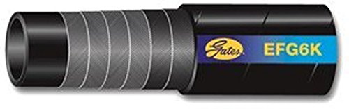 Gates Synthetic Rubber 182-9012-6000 Spiral Hydraulic Hose, 100' Length, 0.34" ID, 6000 Working PSI, 40°F to +250°F Temperature Range