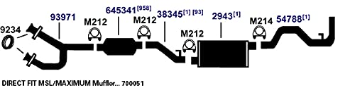 Exhaust Tail Pipe AP Exhaust Products 54788