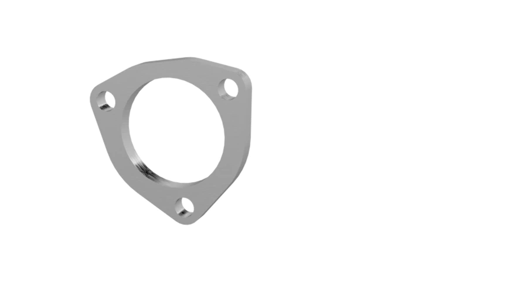 QTEC -2.5in Weld-On QTP 3 Bolt Flange (10250F)