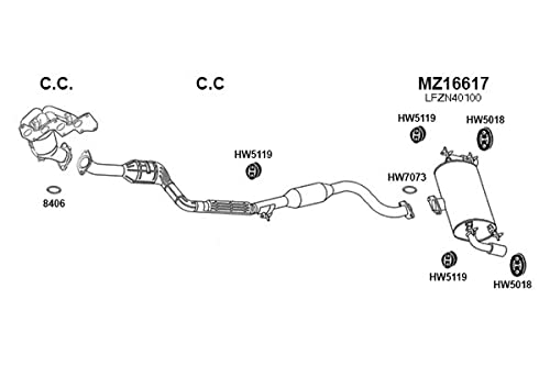 HW5119 Ansa - Exhaust Hanger