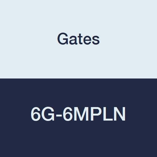 MegaCrimp Gates 6G-6MPLN Couplings, Male Pipe Long Nose, Zinc Plated Carbon Steel, 2.72", 3/8" ID