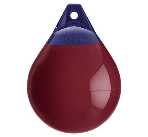 Burgundy Polyform 2 Series Buoy-14.5" X 19.5"