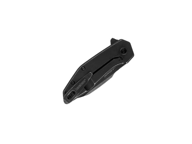 Kershaw Folding Pocket Knife Gravel, 2.5-Inch Blade with SpeedSafe Assisted Opening, Frame Lock (2065), Black