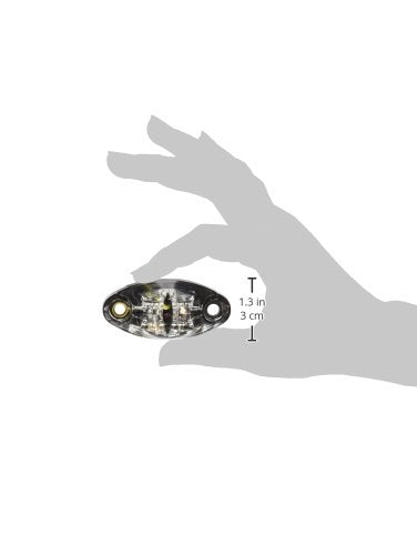 Diamond Group 52440 LED Marker Light Clear/Amber 2 Diode 1 Wire