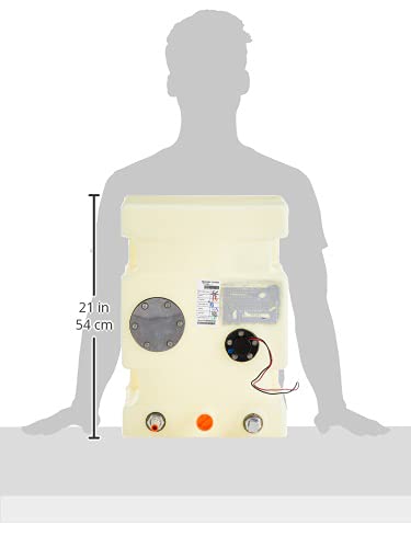 Below Deck Permanent Fuel Tank Moeller Marine 032612, 12 Gallon - 20.00 in. L x 14.00 in. W x 14.50 in. H