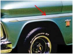 Brothers Trucks Fender Molding FSM0200 - Left/Right - Main - Each