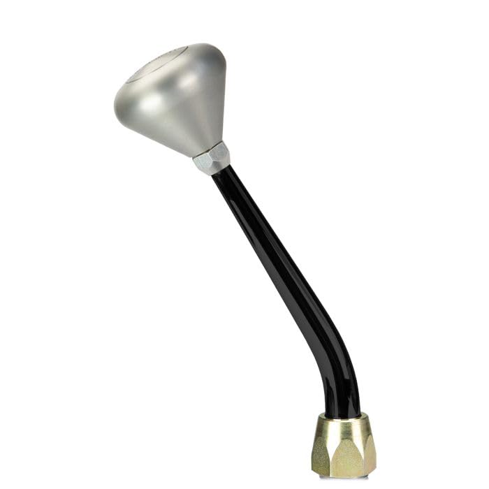 Chrysler 727 FM Shifter Black 8" Single Bend Lever Mushroom Knob