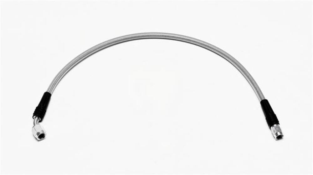 Flexline -3 Hose 18" OAL to -3 Female 45 Degree