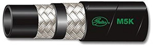 Gates Synthetic Rubber 4M5K-XTFXREEL Global Mega5000 Hose XtraTuff Cover, 440' Length, 0.25" ID, 5000 Working PSI, 40°F to +212°F Temperature Range