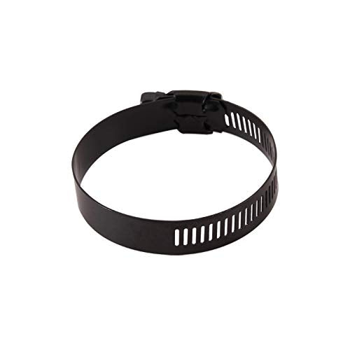 High-Torque Mishimoto Worm Gear Clamp, 1.06"-2.01" (27mm-51mm), Black, 10-Pack