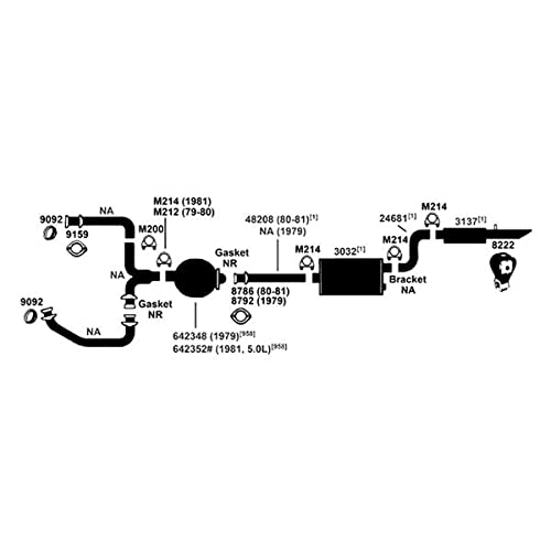 Exhaust Muffler AP Exhaust Products 7922