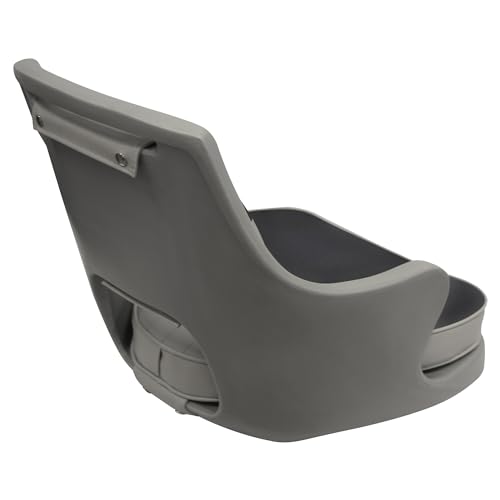8WD015-3-664 Wise Standard Compact Pilot Chair with Cushions and Mounting Plate, Grey/Charcoal
