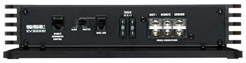 Sound Storm Laboratories Evolution Series EV3000D Car Audio Amplifier – 5000 High Output, Class D, Monoblock, 1 Ohm, Low Level Inputs, Low Pass Crossover, Hook Up to Stereo and Subwoofer