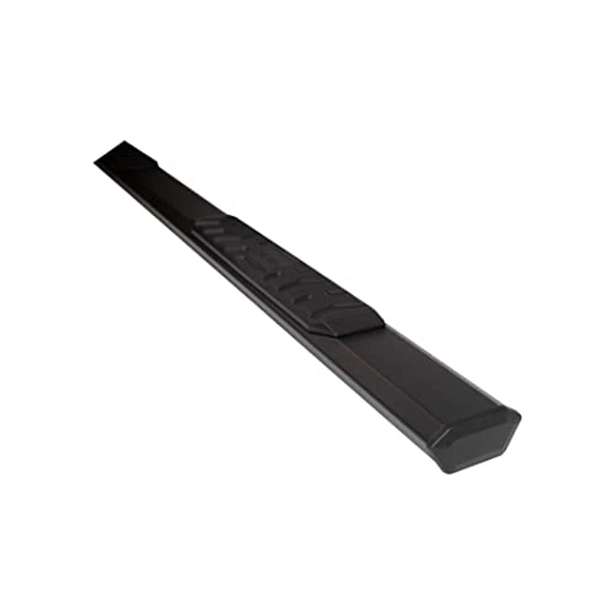 TrailFX Nerf Bars for 2007-2021 Crew Max Toyota Tundra Titanium Black Powder Coated Aluminum 4-1/2 Inch Hexagonal Side Steps with Step Pads Rocker Panel Mount Set of 2 Running Boards