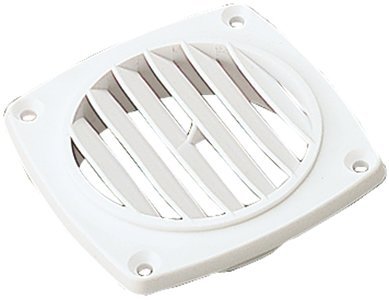 3" WHT FLUSH THRU VENT