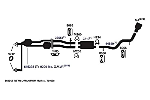 Exhaust Pipe Connector Gasket AP Exhaust Products 9285