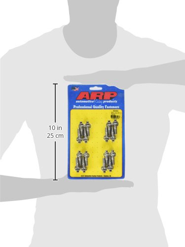 ARP 8mm x 1.25 x 38mm Stainless Steel Stud and Nut Kit - 16 Piece 400-8032